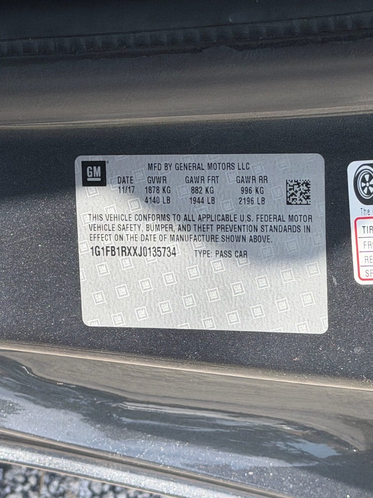 2018 Chevrolet Camaro 1LT