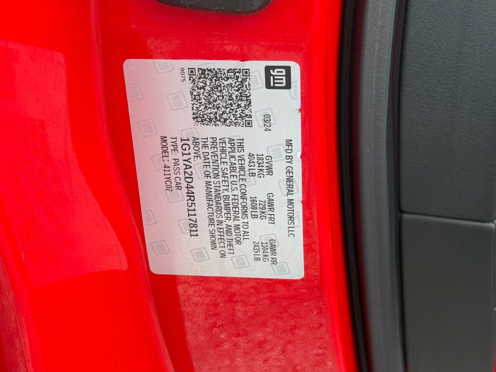 2024 Chevrolet Corvette 1LT