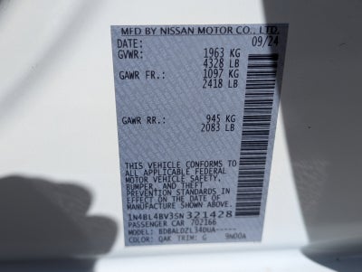 2025 Nissan Altima S