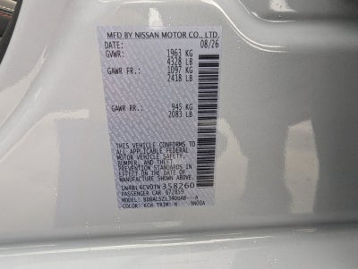 2026 Nissan Altima SR