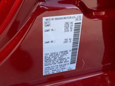 2026 Nissan Altima SR