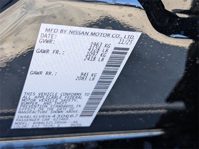 2025 Nissan Altima SR