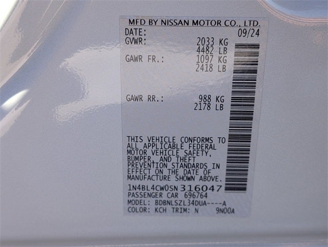 2025 Nissan Altima SR