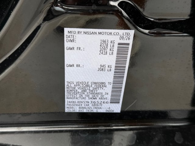 2026 Nissan Altima SV
