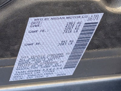 2024 Nissan Altima SV