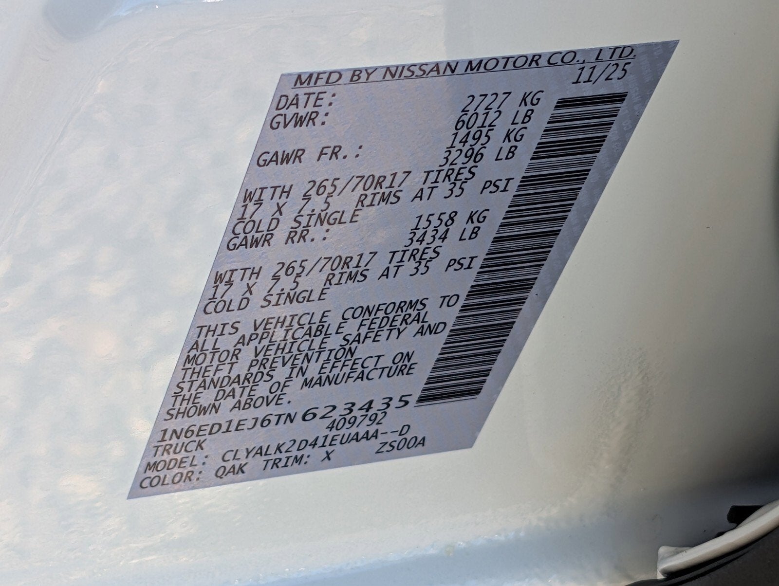 2026 Nissan Frontier Crew Cab PRO-X®