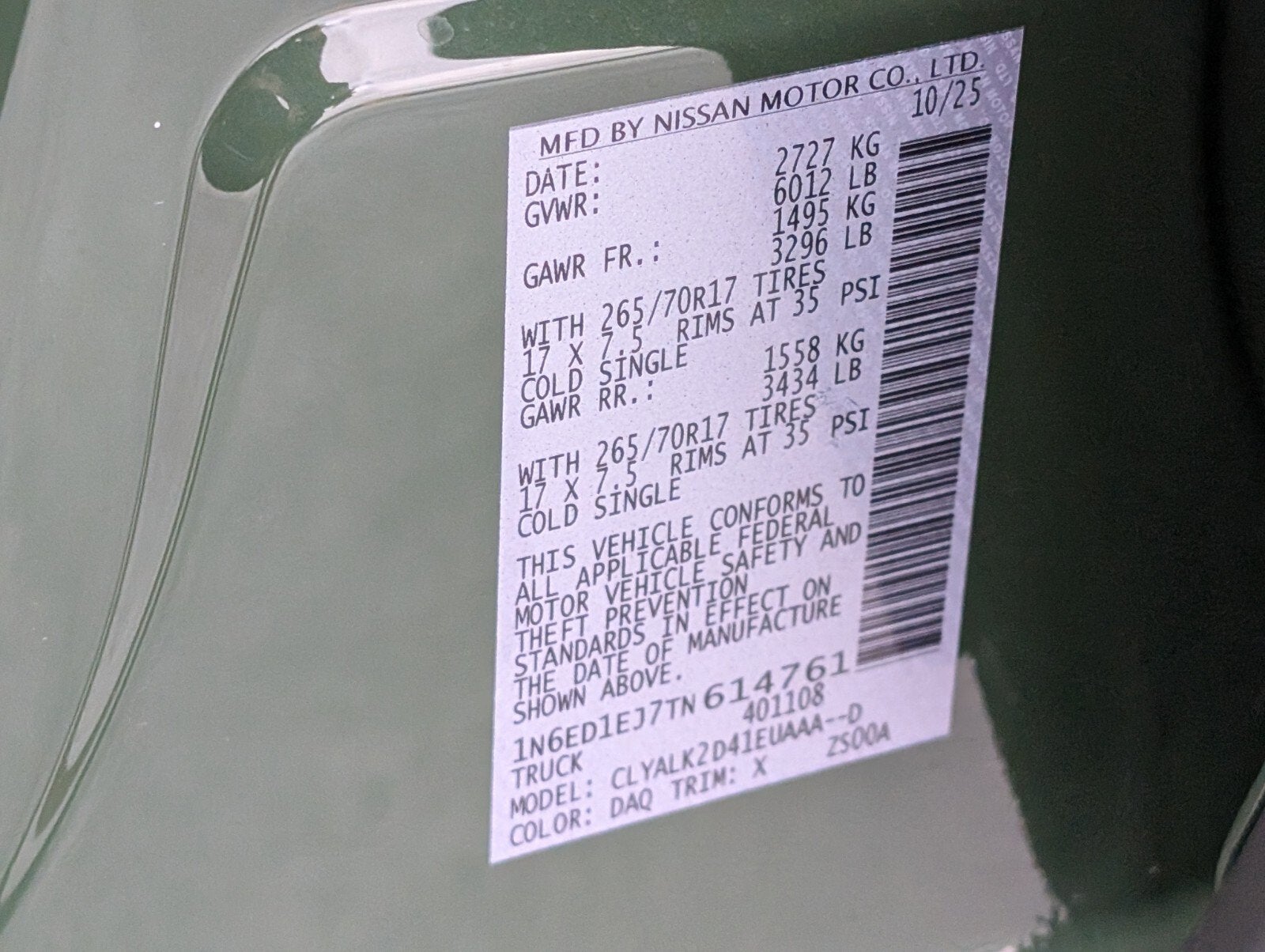 2026 Nissan Frontier Crew Cab PRO-X®