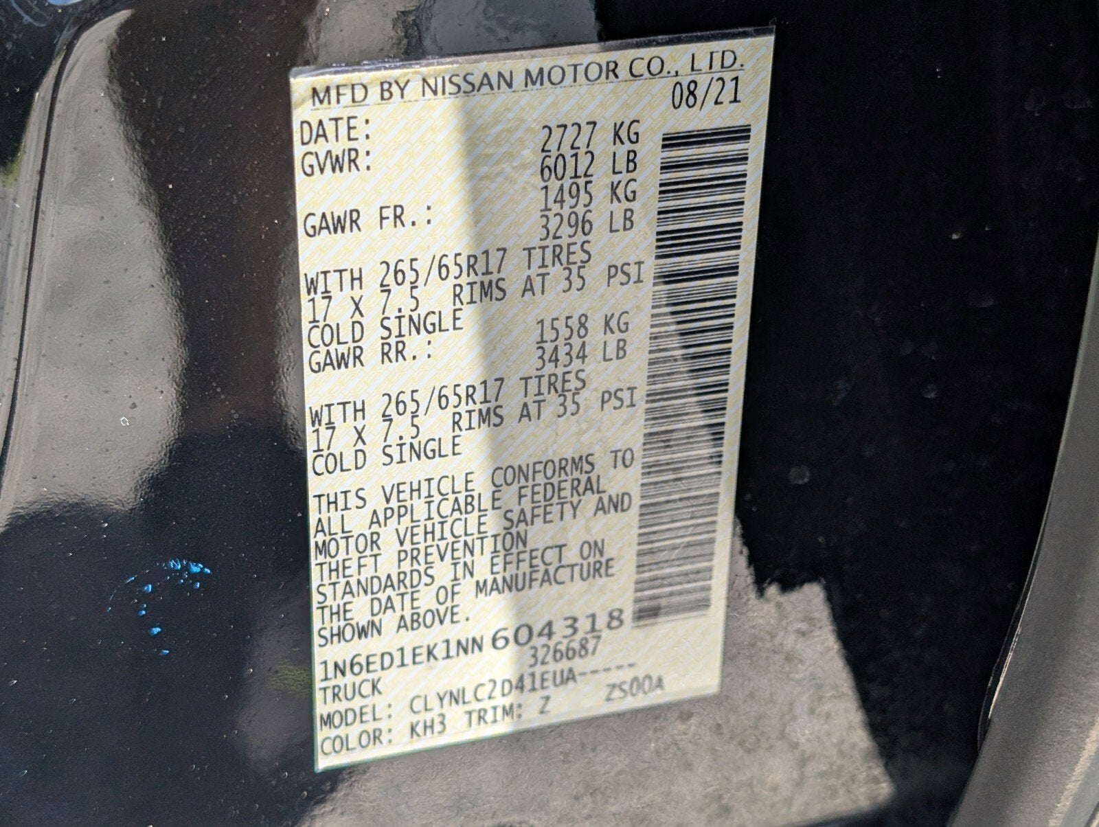 2022 Nissan Frontier Crew Cab SV