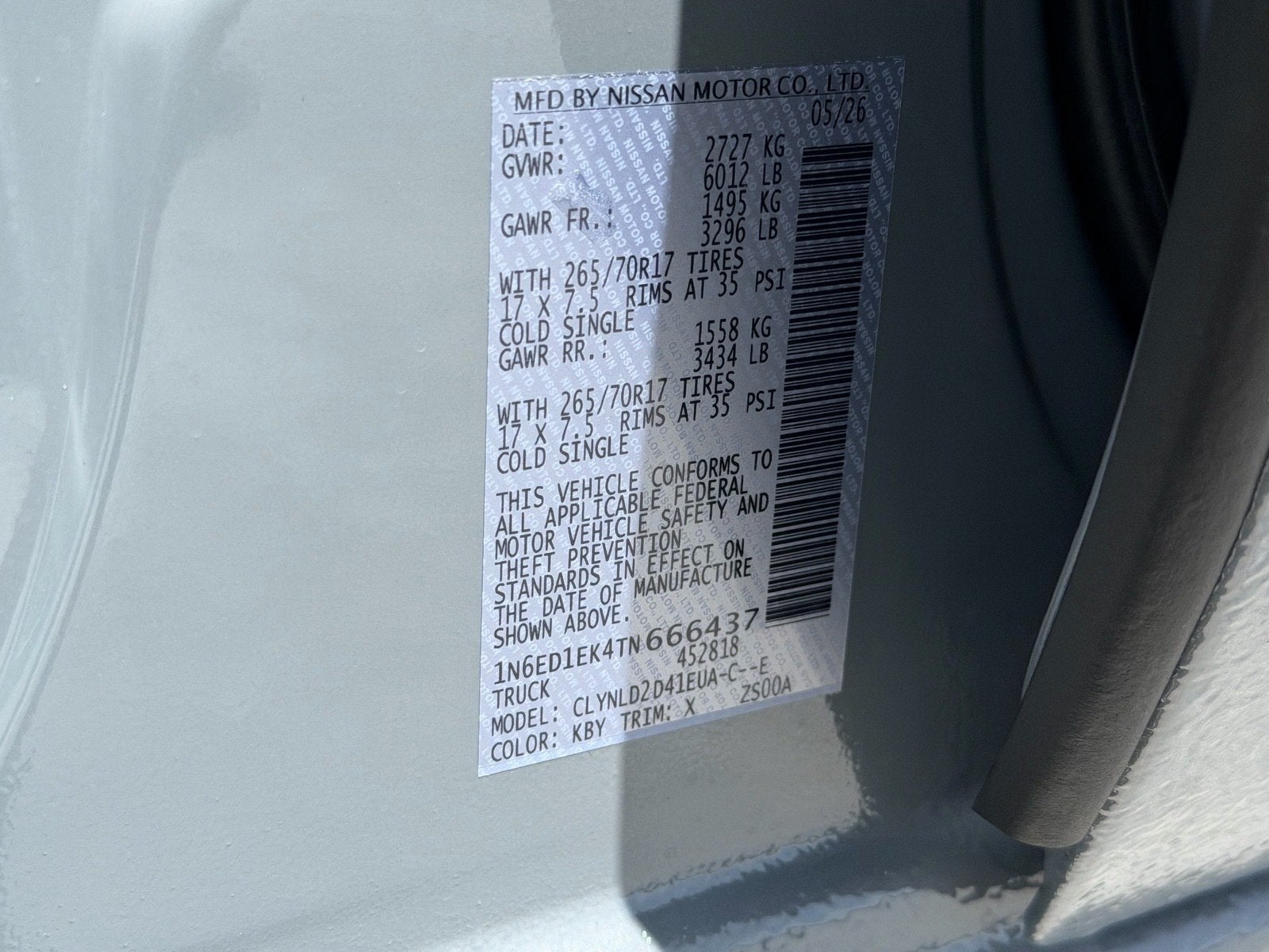 2026 Nissan Frontier PRO-4X
