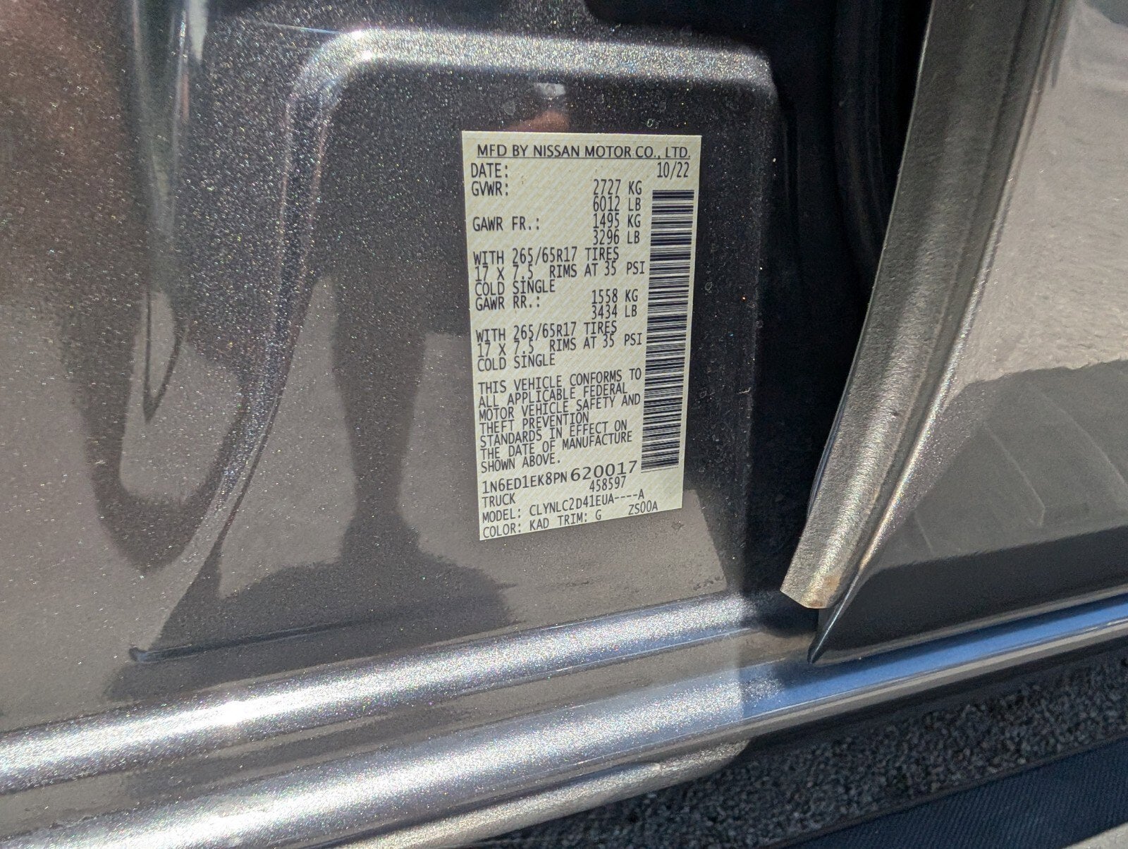 2023 Nissan Frontier Crew Cab SV
