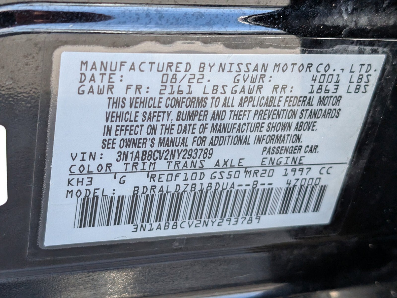 2022 Nissan Sentra SV