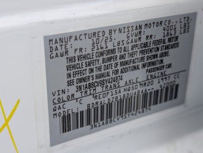 2025 Nissan Sentra SV