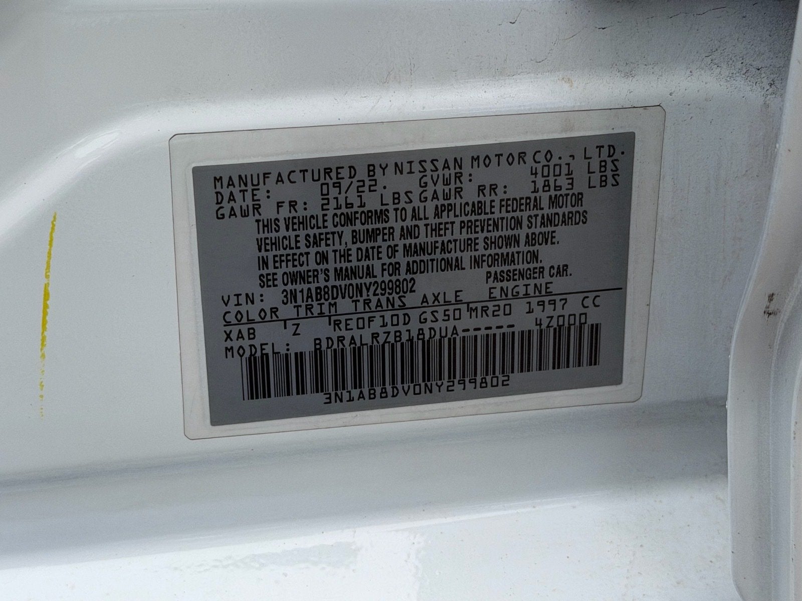 2022 Nissan Sentra SR