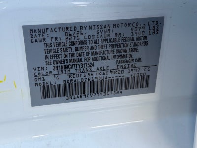 2026 Nissan Sentra SV