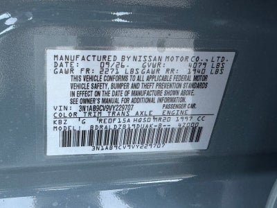 2027 Nissan Sentra SV