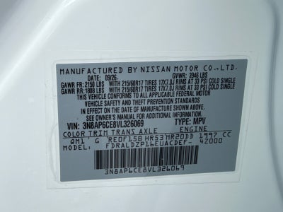 2027 Nissan Kicks SV