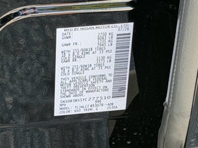 2026 Nissan Pathfinder SV