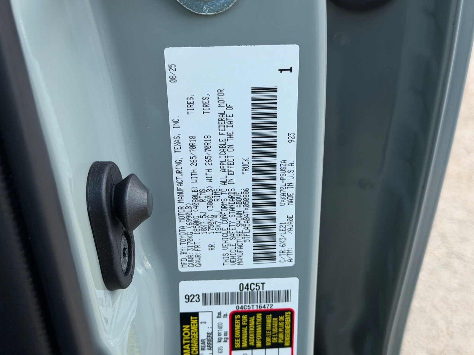 2026 Toyota Tundra 2WD SR5