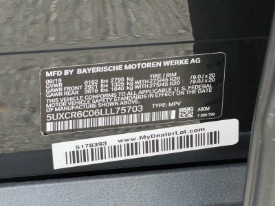 2020 BMW X5 xDrive40i