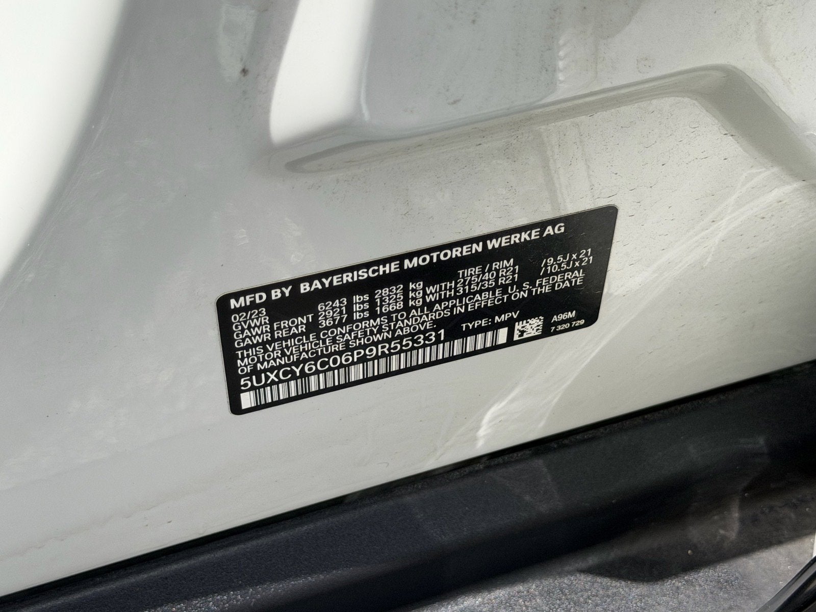 2023 BMW X6 xDrive40i