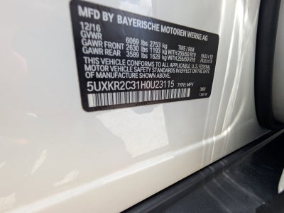 2017 BMW X5 sDrive35i