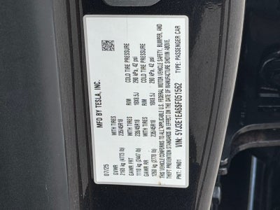 2025 Tesla Model 3 Long Range