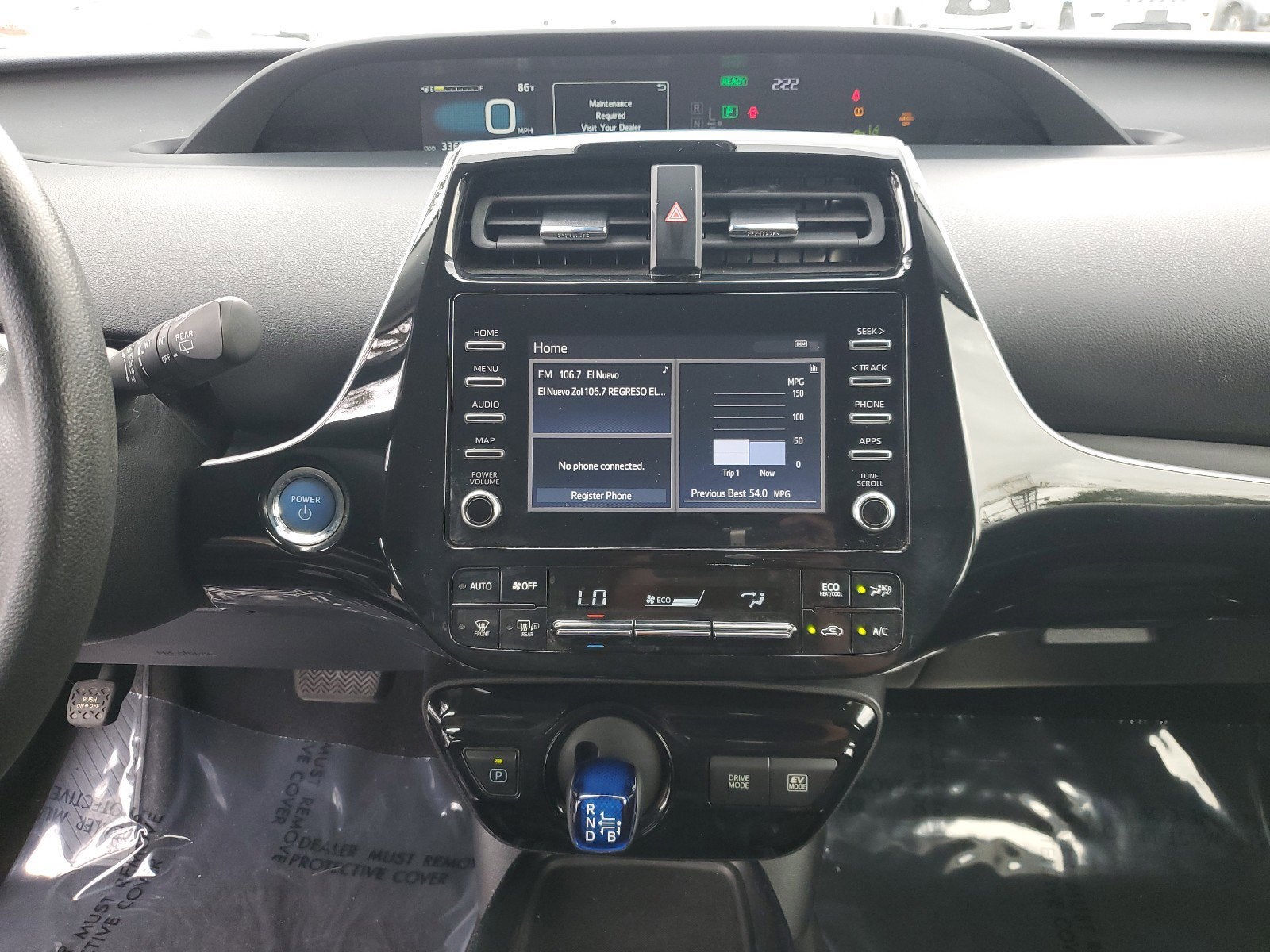 2020 Toyota Prius L Eco