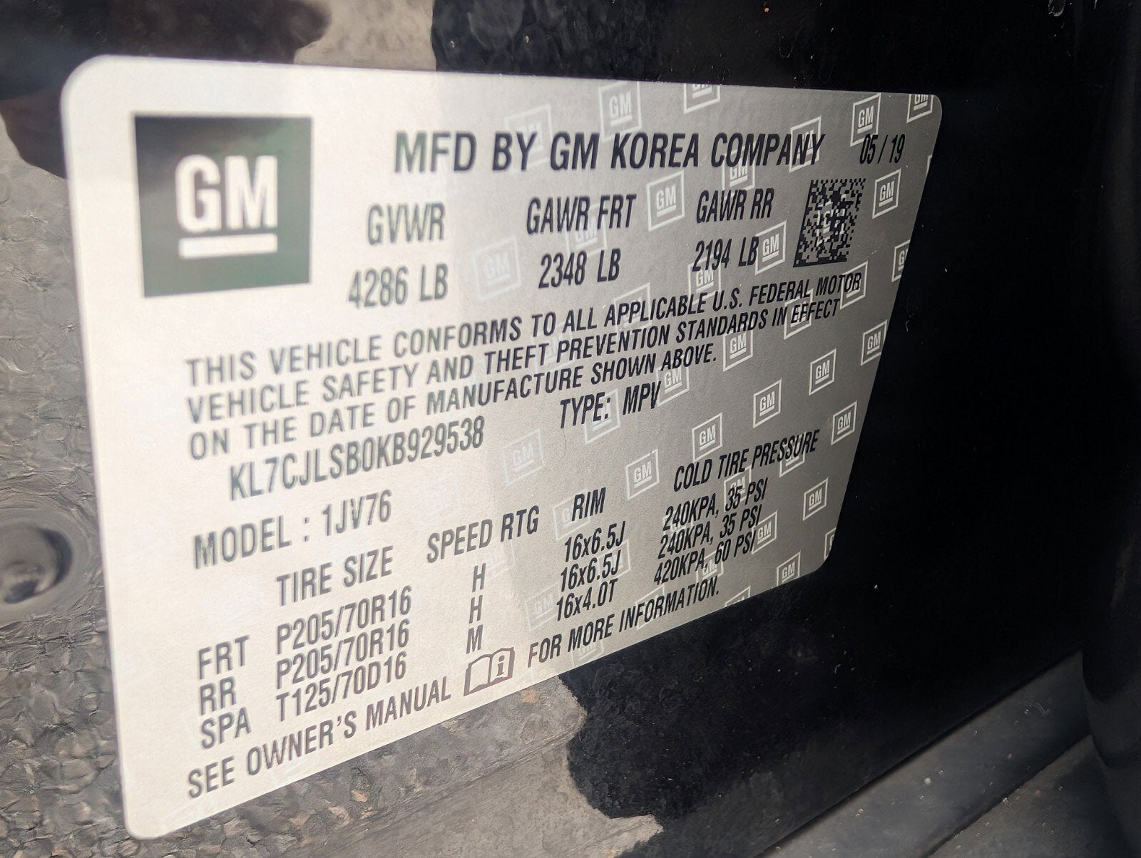 2019 Chevrolet Trax LT