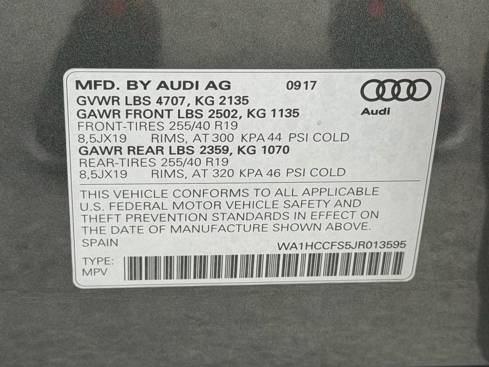 2018 Audi Q3 Premium Plus