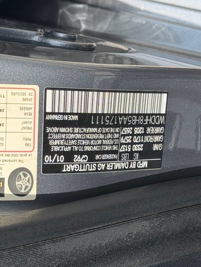 2010 Mercedes-Benz E-Class E 350