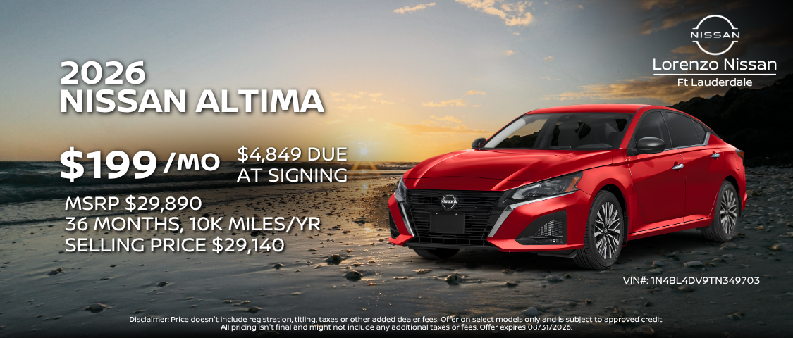 2026 Nissan Altima