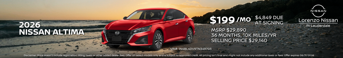2026 Nissan Altima