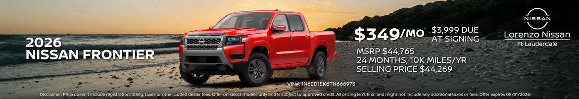 2026 Nissan Frontier