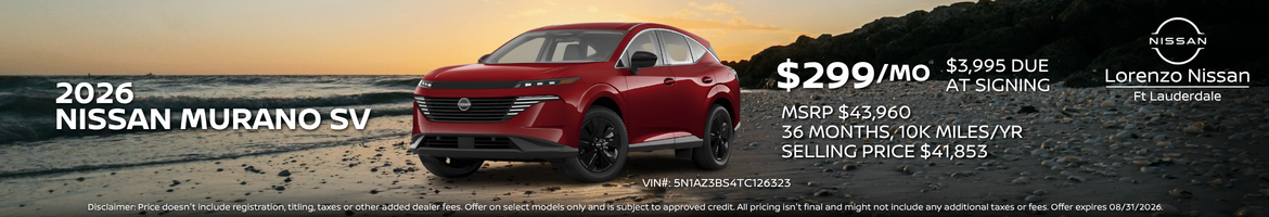 2026 Nissan Murano SV