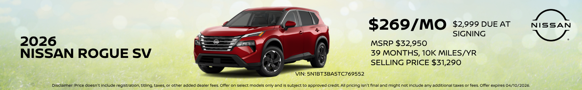 Rouge April Updated Offer