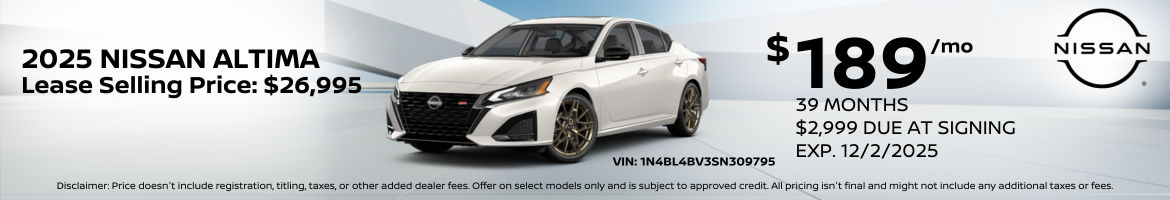 Altima November Offer